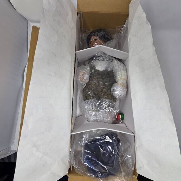 PREMIERE ARTIST MARY VAN OSDELL WALTER AFRICAN AMERICAN BOY DOLL 18" NEW NIB - Picture 1 of 9